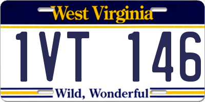 WV license plate 1VT146