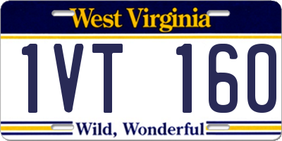 WV license plate 1VT160