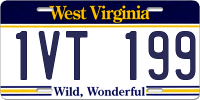 WV license plate 1VT199