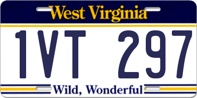 WV license plate 1VT297
