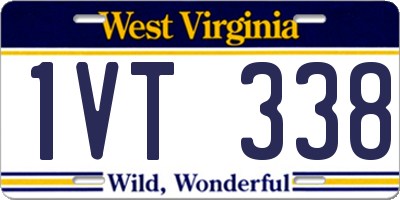 WV license plate 1VT338