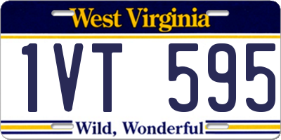 WV license plate 1VT595