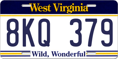 WV license plate 8KQ379