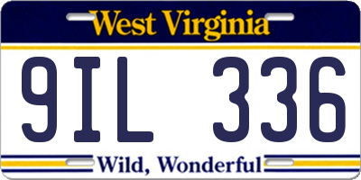 WV license plate 9IL336