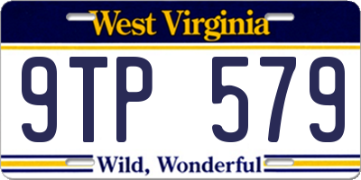 WV license plate 9TP579