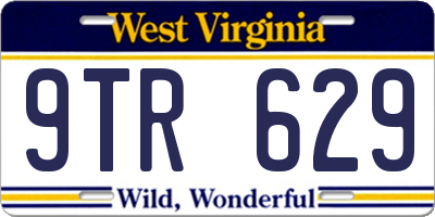 WV license plate 9TR629