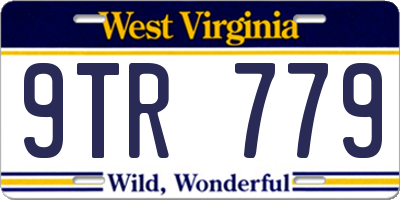 WV license plate 9TR779