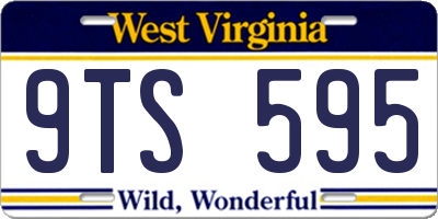 WV license plate 9TS595