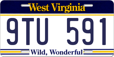 WV license plate 9TU591