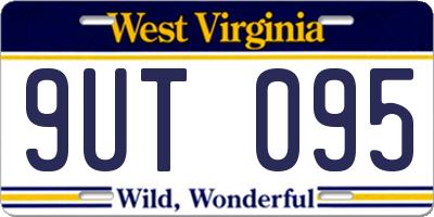 WV license plate 9UT095
