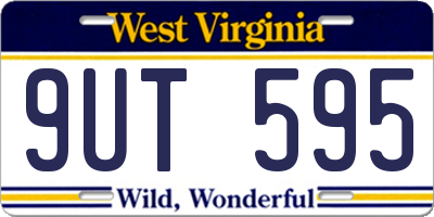 WV license plate 9UT595