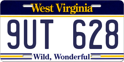 WV license plate 9UT628