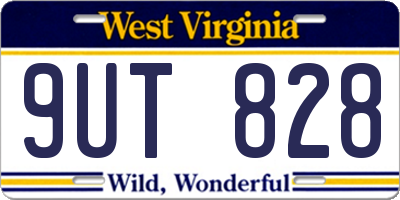 WV license plate 9UT828