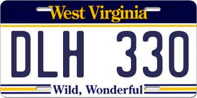 WV license plate DLH330