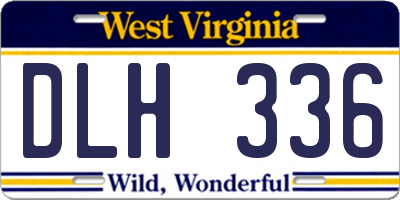 WV license plate DLH336