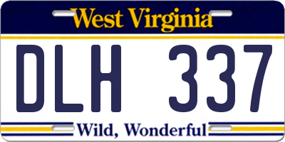 WV license plate DLH337