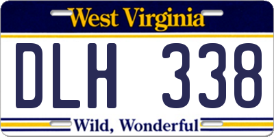 WV license plate DLH338