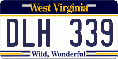 WV license plate DLH339