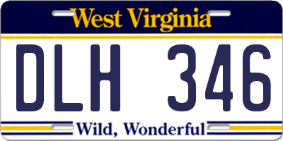 WV license plate DLH346