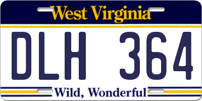 WV license plate DLH364