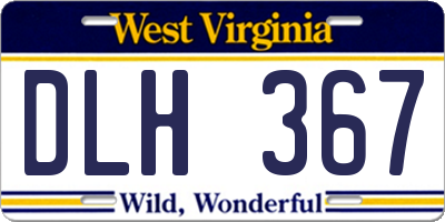 WV license plate DLH367