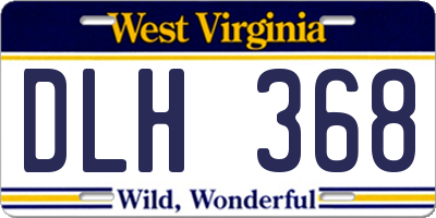 WV license plate DLH368