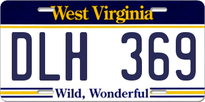 WV license plate DLH369