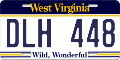 WV license plate DLH448