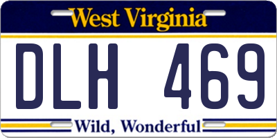 WV license plate DLH469