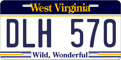 WV license plate DLH570