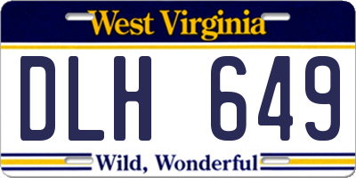 WV license plate DLH649