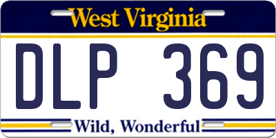 WV license plate DLP369