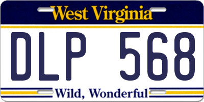 WV license plate DLP568
