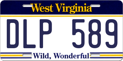 WV license plate DLP589