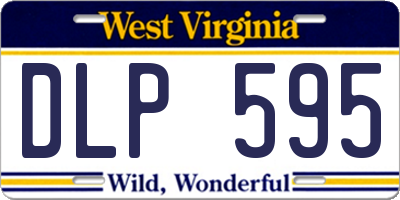 WV license plate DLP595