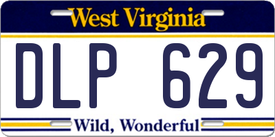 WV license plate DLP629