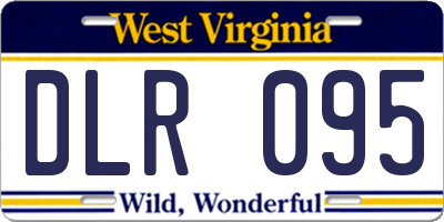 WV license plate DLR095