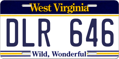 WV license plate DLR646