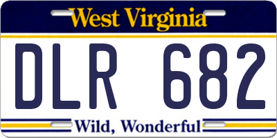 WV license plate DLR682