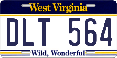 WV license plate DLT564