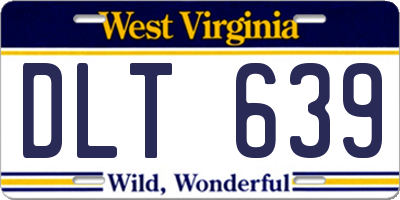 WV license plate DLT639