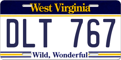 WV license plate DLT767