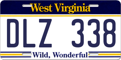 WV license plate DLZ338