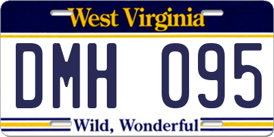 WV license plate DMH095