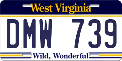 WV license plate DMW739