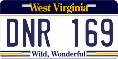 WV license plate DNR169