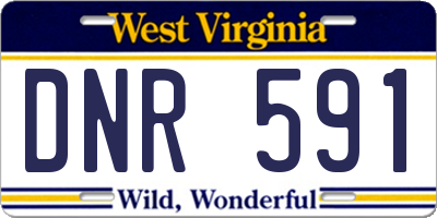 WV license plate DNR591