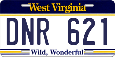 WV license plate DNR621