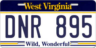 WV license plate DNR895