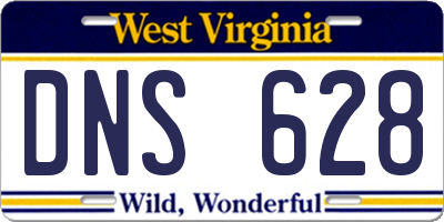 WV license plate DNS628